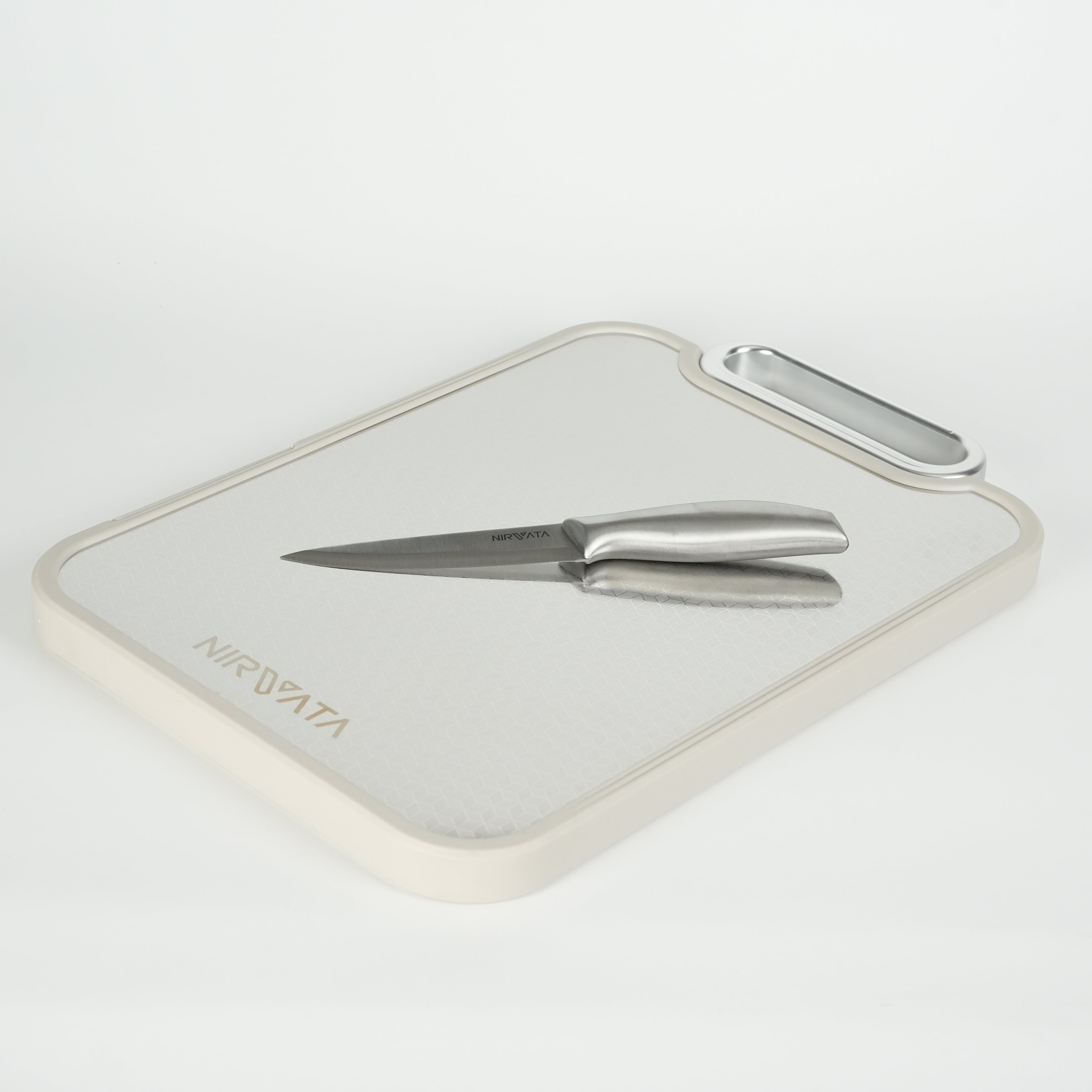 Stainless Steel Cutting Board Set, SS304 Cutting Board with Chef Knife